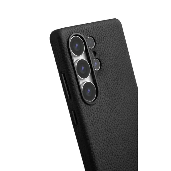 Cover Samsung  S25 Ultra Origin Series Premium Leather Regal Snap Magsafe Melkco - Black